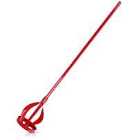 Navaris Mezclador de pintura para taladro - Accesorio para taladradora para mezclar pintura yeso mortero - Agitador con…